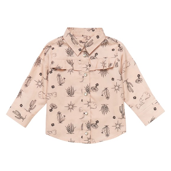 Wrangler Other - Wrangler Infant Girl's Cactus Long Sleeve